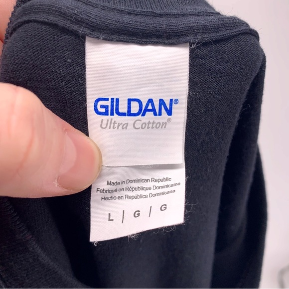 Merry AF Short Sleeve Christmas T-Shirt Size Large - Picture 6 of 7